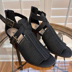 Black Block Heels